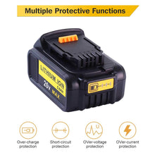 Carica l'immagine nel visualizzatore di Gallery, Powayup DCB184 20V 5.0Ah Batteria Sostituzione per DeWalt 18V MAX
