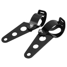 Carica l'immagine nel visualizzatore di Gallery, Staffe Faro, OSAN 35mm-43mm Fanale di Montaggio Forcella Supporto nero - Ilgrandebazar