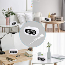 Carica l'immagine nel visualizzatore di Gallery, Reacher LED Sveglia Digitale da Comodino con Funzione Snooze, Dimmer di... - Ilgrandebazar