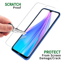 Carica l'immagine nel visualizzatore di Gallery, QHOHQ Vetro Temperato per Xiaomi Redmi Note 8T, 3 Pezzi