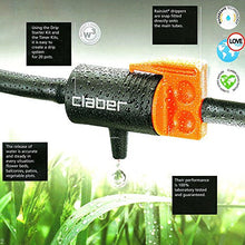 Carica l'immagine nel visualizzatore di Gallery, Claber 91217 Irrigatore Goccia in Linea, Nero