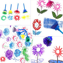 Carica l'immagine nel visualizzatore di Gallery, Surplex Kit di 42 Strumenti educativi Spugna da Pittura per Bambini,...