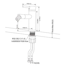 Carica l'immagine nel visualizzatore di Gallery, BONADE Rubinetto del Lavabo Miscelatore Monocomando per Lavandino A - Ilgrandebazar