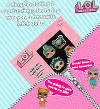 Carica l'immagine nel visualizzatore di Gallery, L.O.L. Surprise ! Anello da Bambina, Confezione 6 Anelli per Ragazze con... - Ilgrandebazar