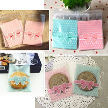 Carica l'immagine nel visualizzatore di Gallery, (8*10cm + 3cm) 200pz Sacchetti Plastica Piccoli Sacchettini Bustine...