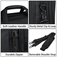 Carica l'immagine nel visualizzatore di Gallery, Taygeer Borsa da 17 pollici per laptop, borsa Messenger espandibile per...