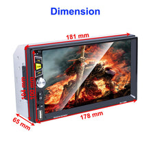 Carica l'immagine nel visualizzatore di Gallery, TOYOUSONIC Autoradio 2 DIN Universale Touch Screen da 7 Pollici 1080P... - Ilgrandebazar