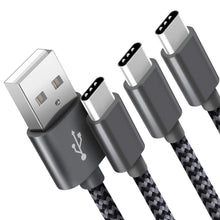 Carica l'immagine nel visualizzatore di Gallery, Cavo USB Type-C SUCESO [3 Pezzi,1m+2m+2m] C Nylon Intrecciato Cavo... - Ilgrandebazar