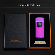 Carica l'immagine nel visualizzatore di Gallery, ASANMU Accendino Elettrico, USB Ricaricabile Antivento Colore - Ilgrandebazar