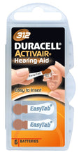 Carica l'immagine nel visualizzatore di Gallery, Duracell - 6 Batterie Activair Tipo 312 per apparecchi acustici, 312, Marrone - Ilgrandebazar