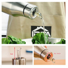 Carica l'immagine nel visualizzatore di Gallery, Nifogo Bottiglia di Olio - e Aceto Dispenser 750ml+spazzola Per