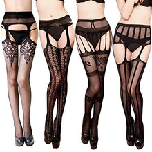 Carica l'immagine nel visualizzatore di Gallery, Vordas Calze per Reggicalze da Donna, 4 Pacchi Sexy e Collant in Rete... - Ilgrandebazar