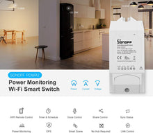 Carica l'immagine nel visualizzatore di Gallery, SONOFF POW R2 Interruttore Intelligente Luce Wireless WiFi con Monitoraggio... - Ilgrandebazar