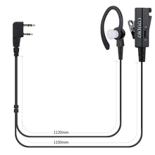 Carica l'immagine nel visualizzatore di Gallery, COODIO 2-Pin Kenwood C-Shell Cuffia [Microfono/PTT/VOX Combinazione]... - Ilgrandebazar