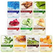 Carica l'immagine nel visualizzatore di Gallery, Jluna korea real essence facial sheet masks 10 pack - 10 different types of... - Ilgrandebazar
