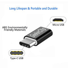 Carica l'immagine nel visualizzatore di Gallery, GeekerChip Adattatore USB C a Micro USB[6 Pezzi],Connettore C(Type C)...