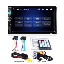 Carica l'immagine nel visualizzatore di Gallery, CAMECHO 7010B Bluetooth Autoradio 2 DIN 7 Pollici 17.8 x 10 x 6.3 cm, nero - Ilgrandebazar