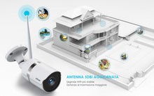Carica l'immagine nel visualizzatore di Gallery, ieGeek Telecamera di Sorveglianza 1080P WiFi Esterno con Bianco - Ilgrandebazar