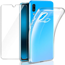 Carica l'immagine nel visualizzatore di Gallery, Leathlux Cover Samsung Galaxy A40 Custodia Trasparente + Pellicola Vetro... - Ilgrandebazar