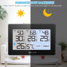 Carica l'immagine nel visualizzatore di Gallery, FOCHEA Stazione Meteorologica con 3 Sensore Esterno, Meteo Wireless... - Ilgrandebazar