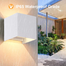 Carica l'immagine nel visualizzatore di Gallery, OOWOLF 2 Pezzi LED Lampada da Parete IP65 Impermeabile, Applique Bianca-2 - Ilgrandebazar
