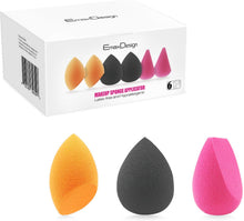 Carica l'immagine nel visualizzatore di Gallery, EmaxDesign Spugnetta per trucco 6 pezzi Spugnette Make Up applicare... - Ilgrandebazar