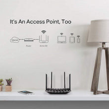 Carica l'immagine nel visualizzatore di Gallery, TP-Link Archer C6 Gigabit Router Wi-Fi Dual Band AC1200 AC1200, Nero - Ilgrandebazar