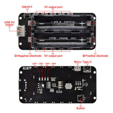 Carica l'immagine nel visualizzatore di Gallery, diymore 18650 Batteria Shield V8 3V 5V 18650 Battery V8+USB Cable - Ilgrandebazar