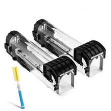 Carica l'immagine nel visualizzatore di Gallery, Awroutdoor 2 Pezzi 2 Pièces Due clip per mouse riutilizzabili, 2PCS* nero - Ilgrandebazar