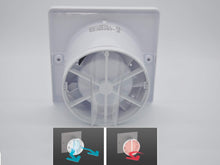 Carica l'immagine nel visualizzatore di Gallery, Ventilatore universale con valvola antiritorno Ø 100 mm/10 Ø 100 mm, Bianco