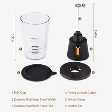 Carica l'immagine nel visualizzatore di Gallery, SIMPLETASTE Schiumalatte Elettrico Automatico Professionale, Montalatte a...