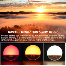 Carica l'immagine nel visualizzatore di Gallery, Wake up Light Luce Sveglia da Comodino con Simulazione dell'Alba e Tramonto... - Ilgrandebazar