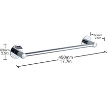 Carica l'immagine nel visualizzatore di Gallery, Wangel Portasciugamani Da Parete 40cm, Colla 40 cm, Poliertes Finish - 40cm - Ilgrandebazar