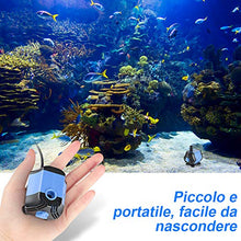 Carica l'immagine nel visualizzatore di Gallery, Zacro Mini Pompa Acqua Sommergibi, dell'Acqua dell'acquario 10W 650L /...
