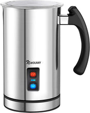 Carica l'immagine nel visualizzatore di Gallery, NWOUIIAY VAVA Montalatte Elettrico 500W 240mL Schiumatore Acciaio Inox Caffè Argento