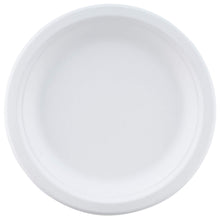 Carica l'immagine nel visualizzatore di Gallery, Piatti Monouso in Bagassa - 18 cm - Usa e Getta 17,78 cm, Bianco - Ilgrandebazar