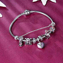 Carica l'immagine nel visualizzatore di Gallery, Charms Cane Bead Da Donna Argento Sterling 925 Con Cristallo Swarovski... - Ilgrandebazar