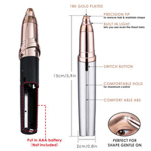 Carica l'immagine nel visualizzatore di Gallery, LIUMY Epilatore Sopracciglia Indolore,Brows Trimmer Rasoio，portatile Silver - Ilgrandebazar