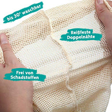Carica l'immagine nel visualizzatore di Gallery, [Senza plastica]Sacchetti riutilizzabili , Sacchetti di Frutta e Verdura,...