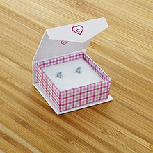Carica l'immagine nel visualizzatore di Gallery, Orecchini a forma di cuore, in argento Sterling 925, con chiusura a vite,...