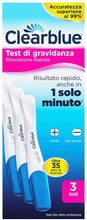 Carica l'immagine nel visualizzatore di Gallery, Test di gravidanza Clearblue con Rilevazione Rapida, Confezione con 3 Test