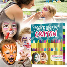 Carica l'immagine nel visualizzatore di Gallery, JamBer 28 Colori Face Paint, pastelli matite da Trucco sicure e 28colore - Ilgrandebazar