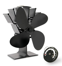 Carica l'immagine nel visualizzatore di Gallery, AcornSolution - Ventola per stufa alimentata a calore, a 4 Blade - Ilgrandebazar