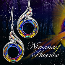 Carica l'immagine nel visualizzatore di Gallery, Kate Lynn Regalo di San Valentino - Nirvana Fenice - C Orecchini Vulcano - Ilgrandebazar
