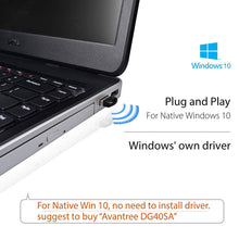Carica l'immagine nel visualizzatore di Gallery, Avantree BTDG-40S-BLK Adattatore Bluetooth, Nero - Ilgrandebazar