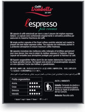 Carica l'immagine nel visualizzatore di Gallery, Caffè Trombetta l'Espresso Capsule Compatibili Nespresso, Più Crema, 50 Capsule