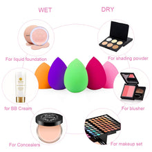 Carica l'immagine nel visualizzatore di Gallery, Spugna Trucco, O'Vinna 5 pcs Beauty Sponge + 2 Supporto di Spugnette for... - Ilgrandebazar