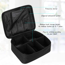 Carica l'immagine nel visualizzatore di Gallery, DIMJ Porta Trucchi da Viaggio, Borsa Trucco Professionale Beauty Case Nero - Ilgrandebazar