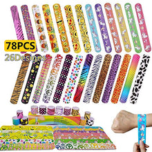 Carica l'immagine nel visualizzatore di Gallery, Yetech 78 Pezzi Braccialetti per Bambini, Slap Multicolore - Ilgrandebazar