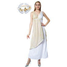 Carica l'immagine nel visualizzatore di Gallery, EraSpooky Costumi Costume da Dea Greco Antico one size, Bianco 2 - Ilgrandebazar
